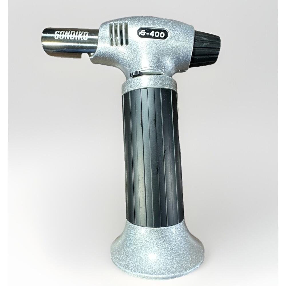 Sondiko Butane Torch with Fuel Gauge, Refillable, Lightweight New Open Box